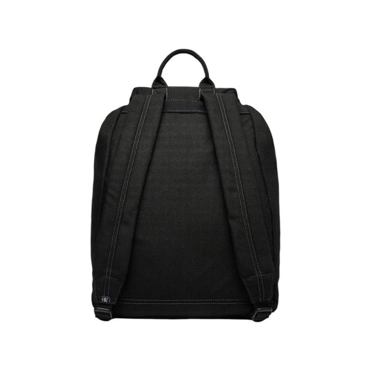 Black Recycled Polyester Backpack