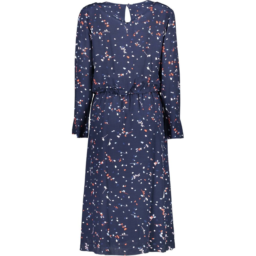 Blue Viscose Women Dress