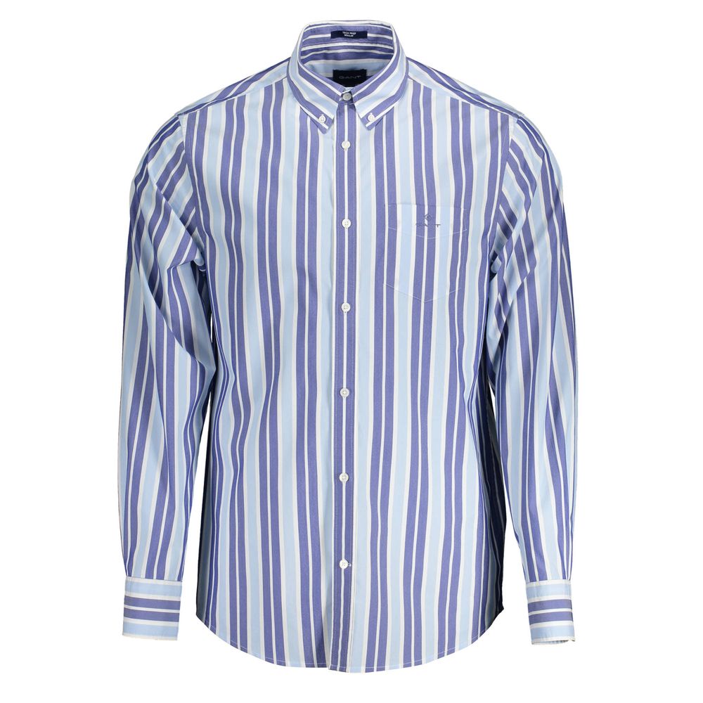 Light Blue Cotton Men Shirt