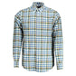 Blue Cotton Mens Shirt