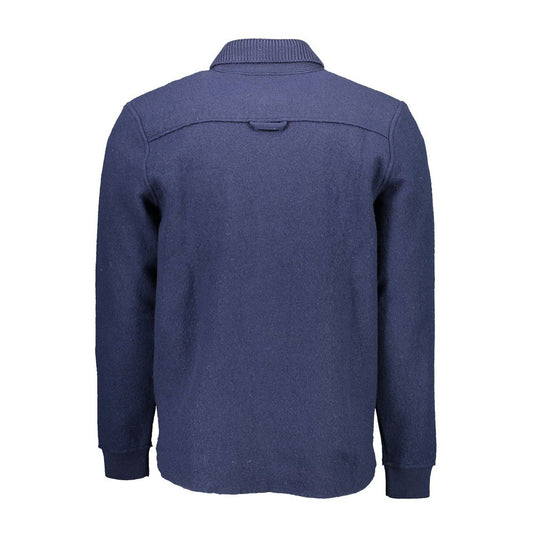 Blue Wool Men Sweater