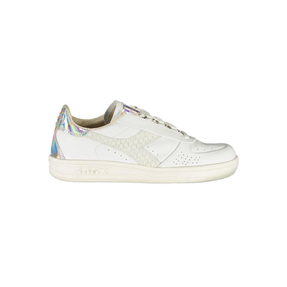 White Leather Women Sneaker