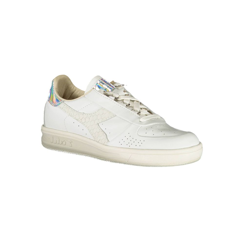 White Leather Women Sneaker