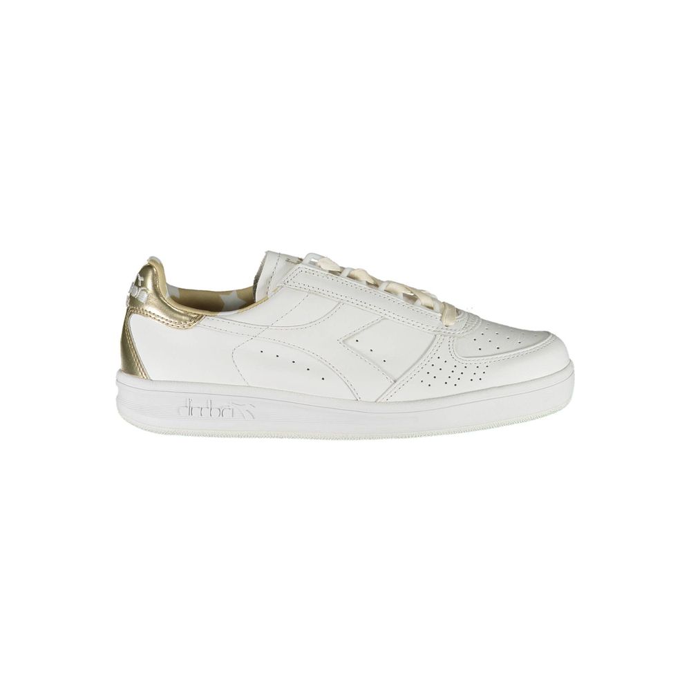 White Leather Women Sneaker