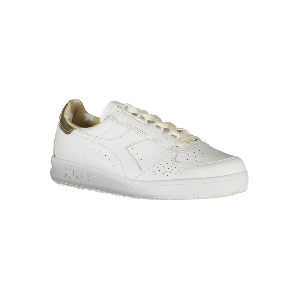 White Leather Women Sneaker