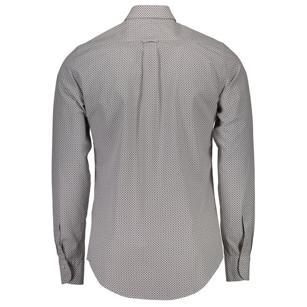 White Cotton Men Shirt