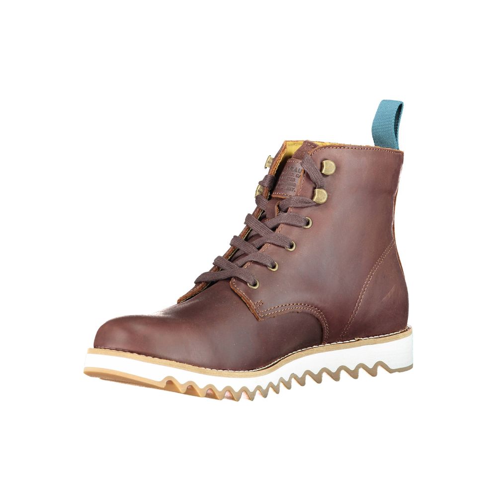 Brown Leather Men Boot