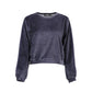 Blue Cotton Women Sweater