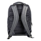 Blue Leather Men Backpack