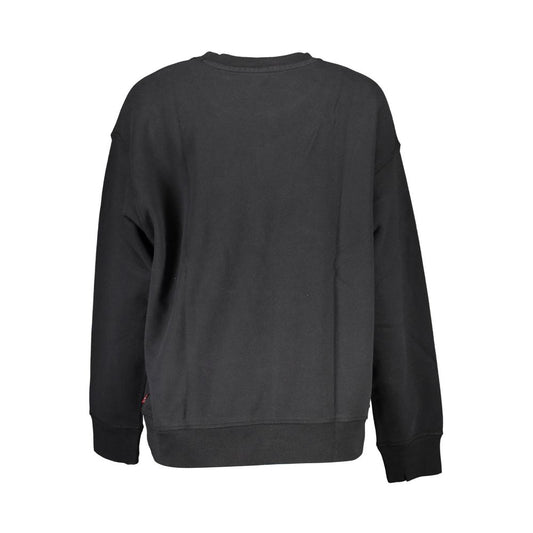 Black Cotton Women Sweater