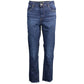 Blue Cotton Women Jeans