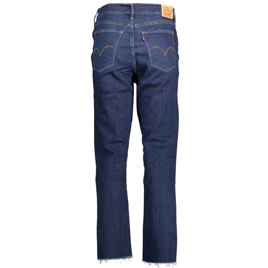 Blaue Baumwolljeans für Damen