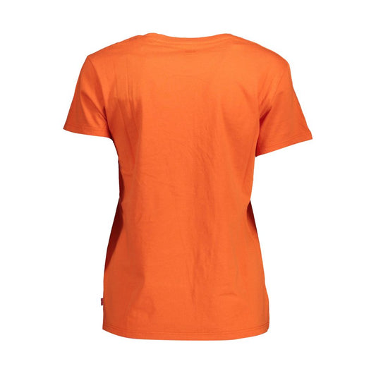 Oranges Damen-T-Shirt aus Baumwolle