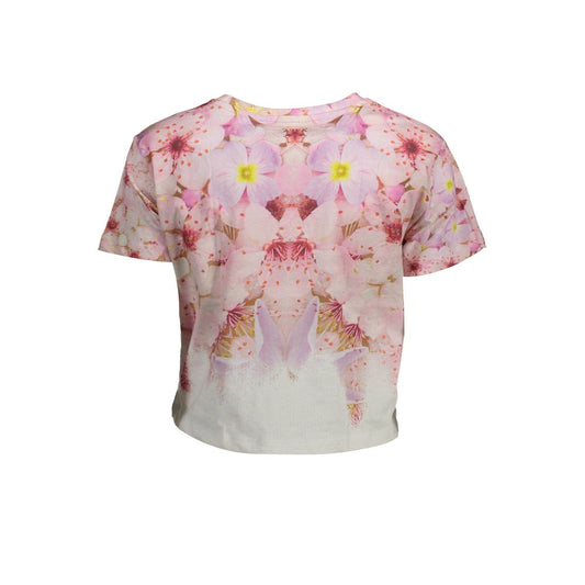 Pink Cotton Women Top