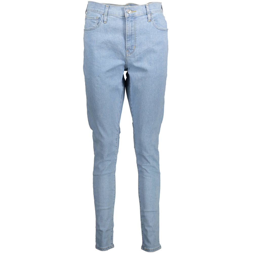 Light Blue Cotton Women Jeans