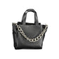 Black Polyethylene Women Handbag