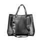 Black Polyethylene Women Handbag