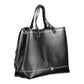 Black Polyethylene Women Handbag