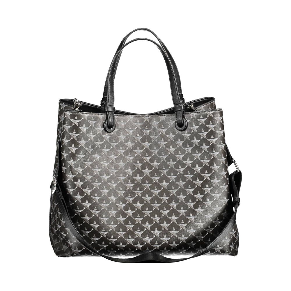 Black PVC Women Handbag