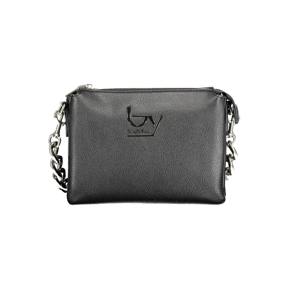 Black Polyethylene Women Handbag