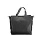 Black Polyethylene Women Handbag