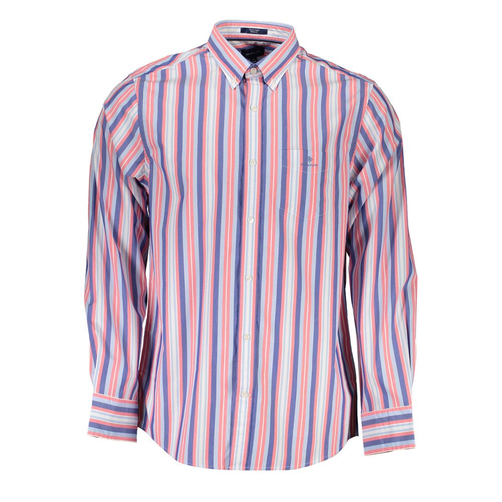 Pink Cotton Men Shirt