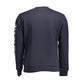 Blue Cotton Men Sweater