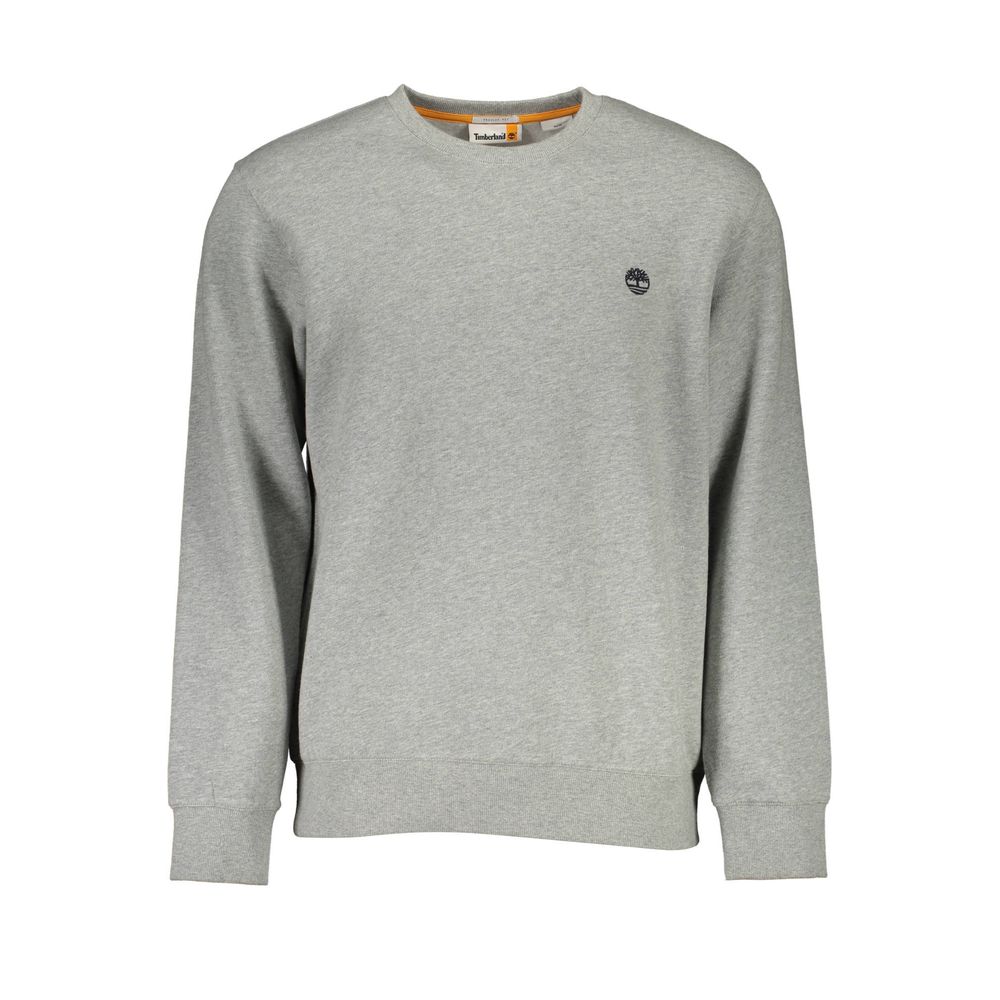 Gray Cotton Men Sweater