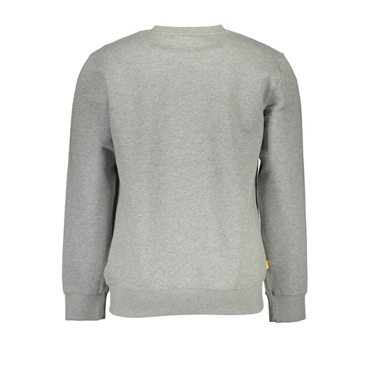 Gray Cotton Men Sweater