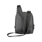 Black Polyester Men Shoulder Bag