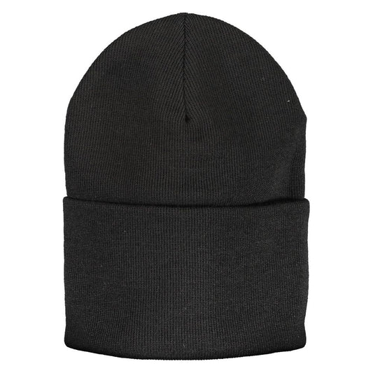 Cappellino da uomo in acrilico nero