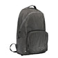 Black Polyester Men Backpack