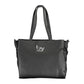 Black Polyethylene Women Handbag