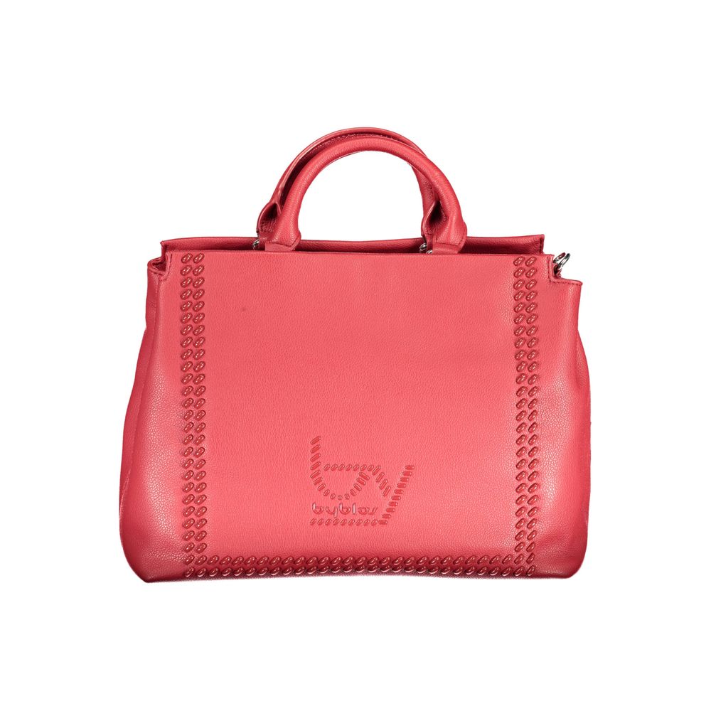 Red Polyethylene Women Handbag