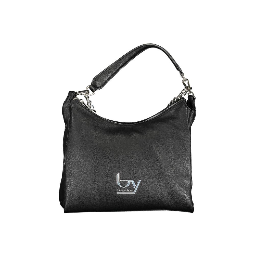 Black Polyethylene Womens Handbag