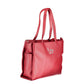 Red Polyethylene Women Handbag