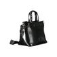 Black Polyethylene Women Handbag