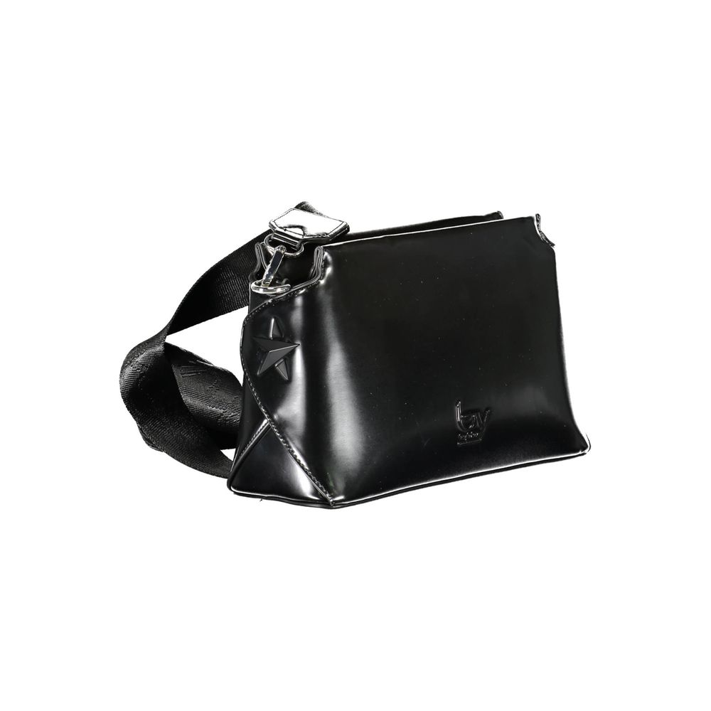 Black Polyethylene Women Handbag