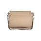 Beige Polyethylene Women Handbag