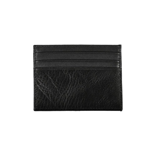 Black Leather Men Wallet