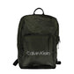 Green Polyester Men Backpack