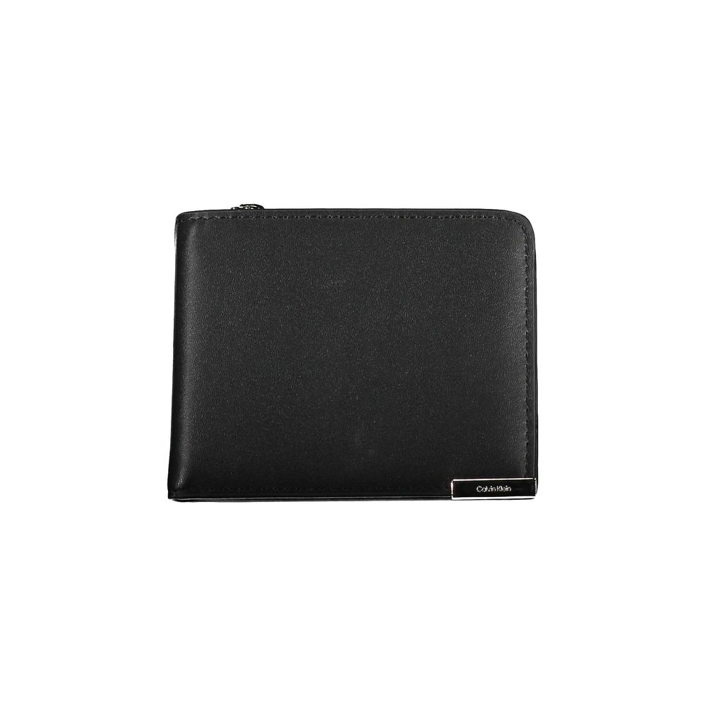 Black Polyethylene Men Wallet