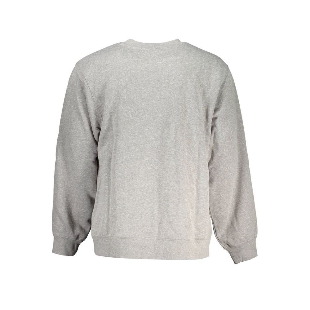 Gray Cotton Men Sweater