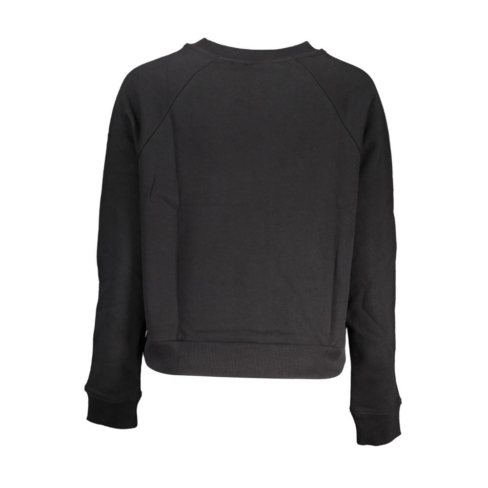 Black Cotton Women Sweater