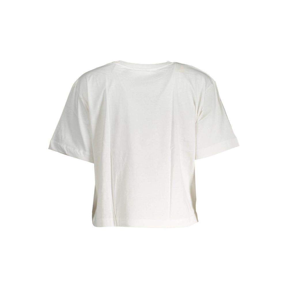 White Cotton Women Top