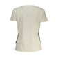 T-shirt da donna in cotone bianco