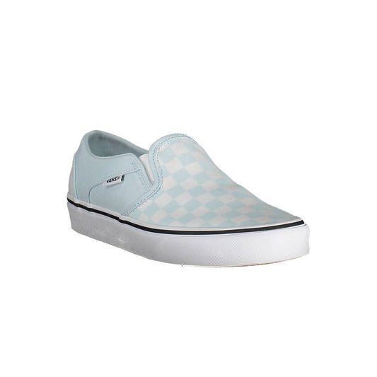 Light Blue Polyester Women Sneaker