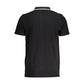 Black Cotton Men Polo