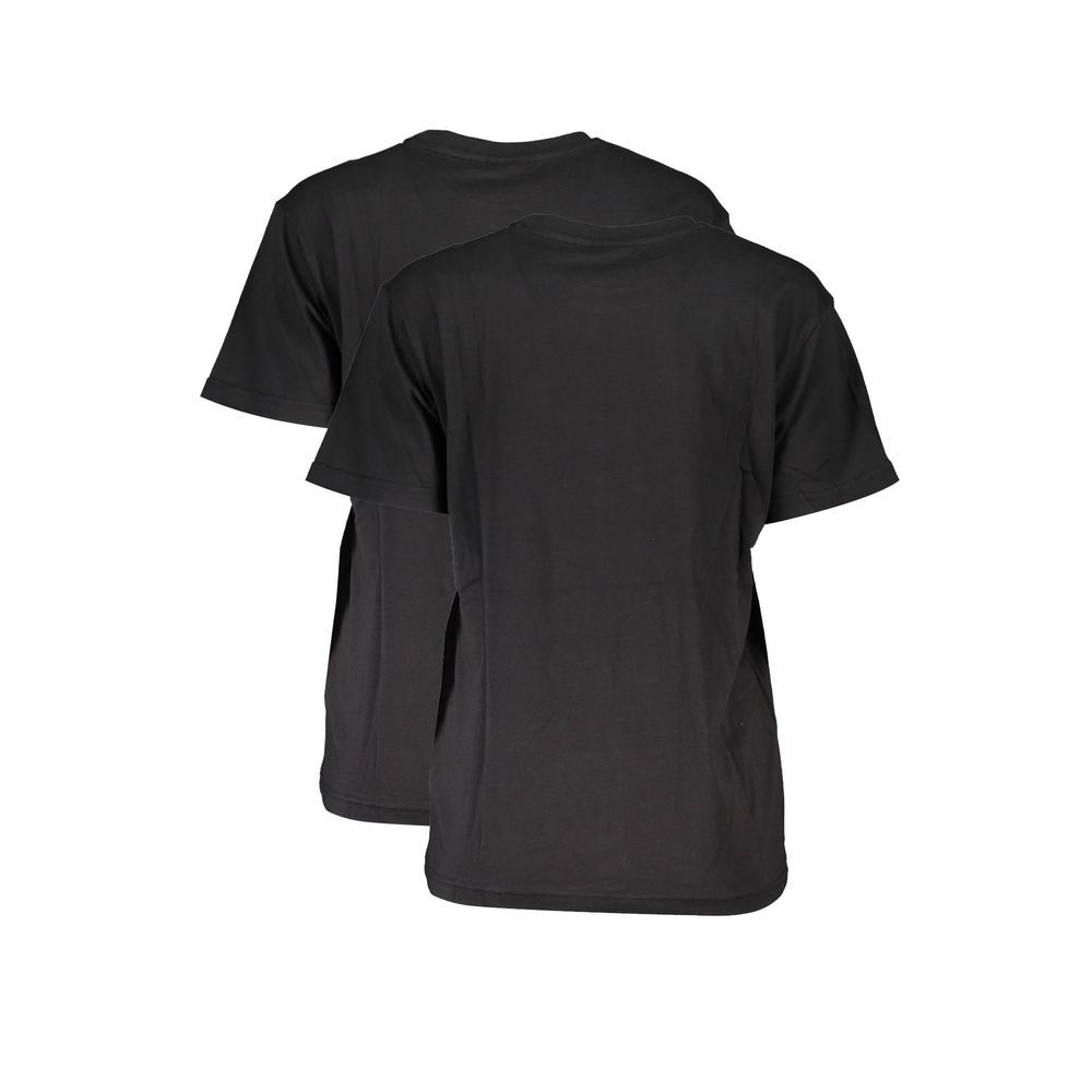 T-shirt da donna in cotone nero