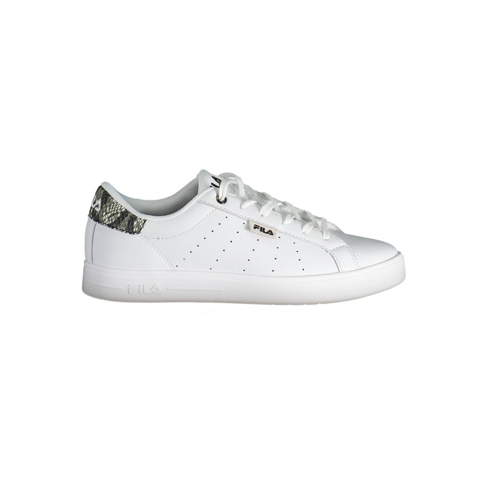 White Leather Women Sneaker